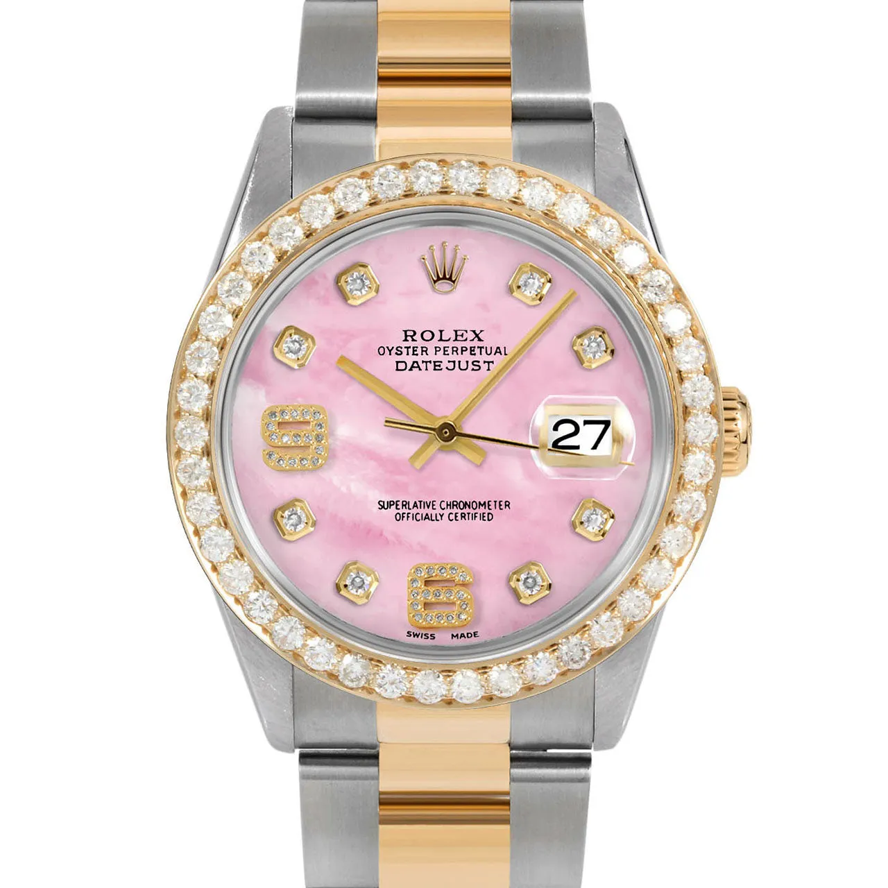 Rolex Datejust 36mm | 16233-PMOP-8DA69-25CT-OYS