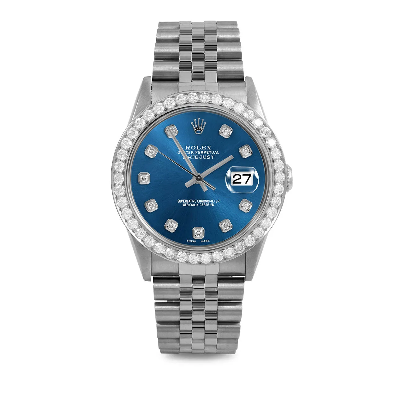 Rolex Datejust 36mm | 16234-BLU-DIA-AM-25CT-JBL