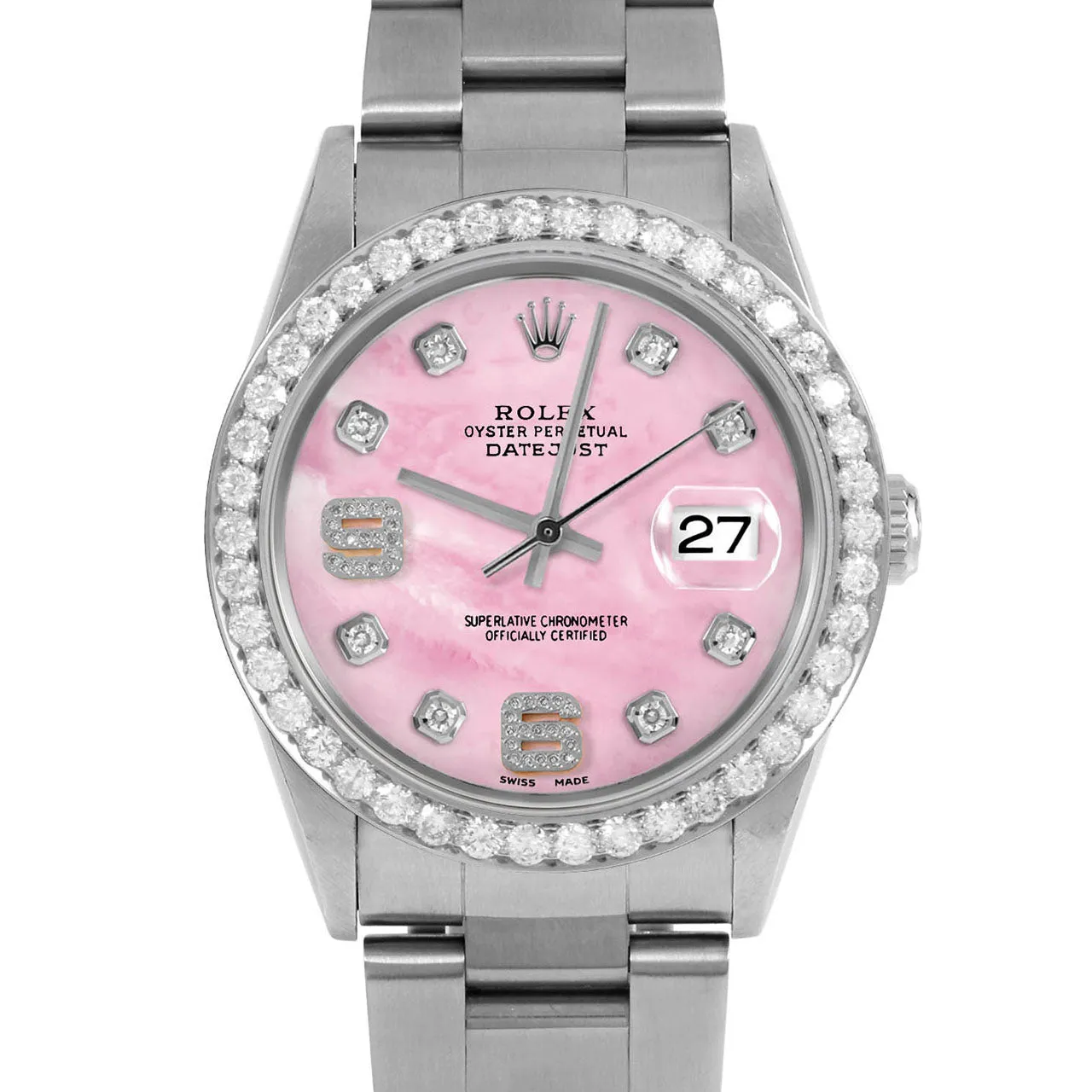 Rolex Datejust 36mm | 16234-PMOP-8DA69-25CT-OYS
