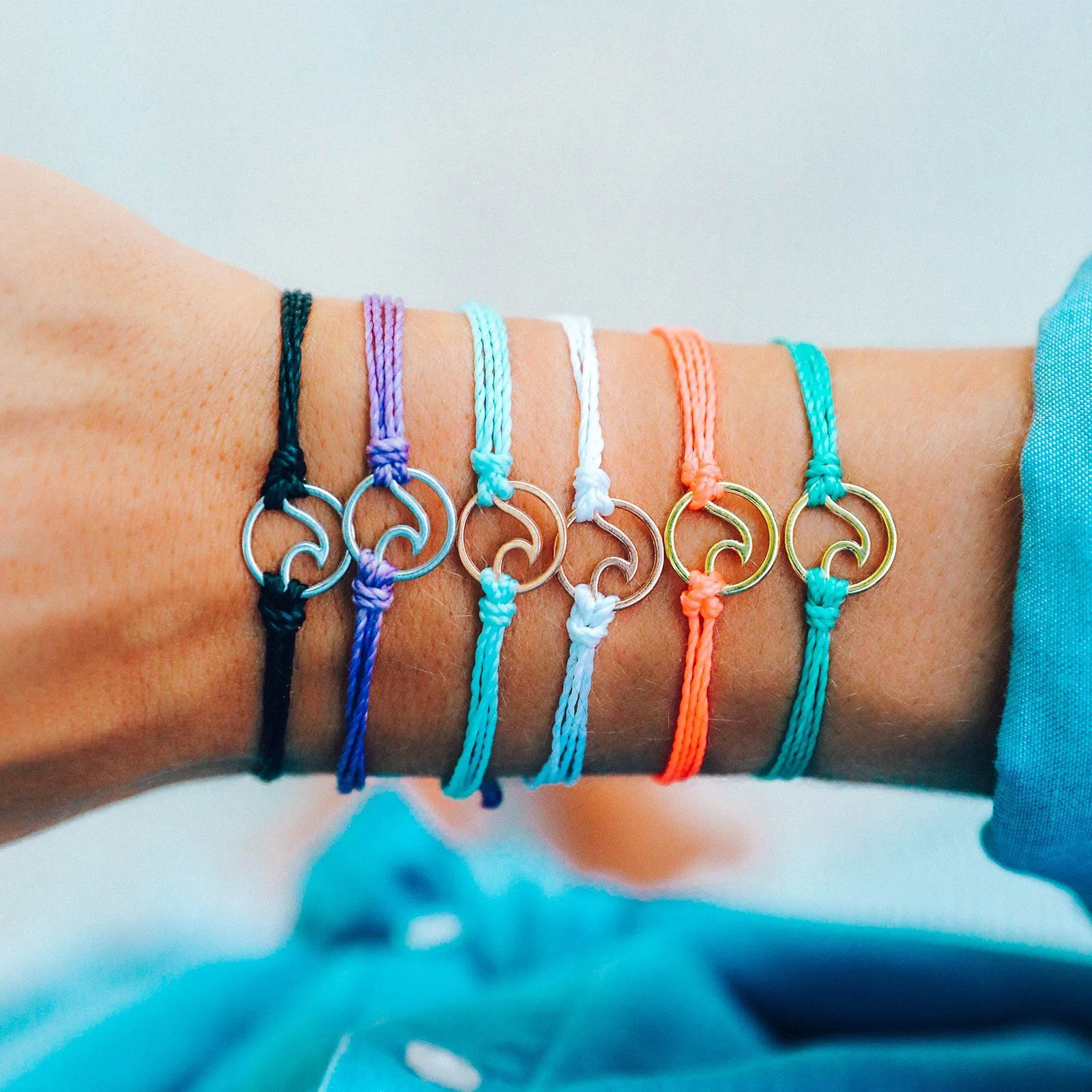 Rose Gold Wave Charm