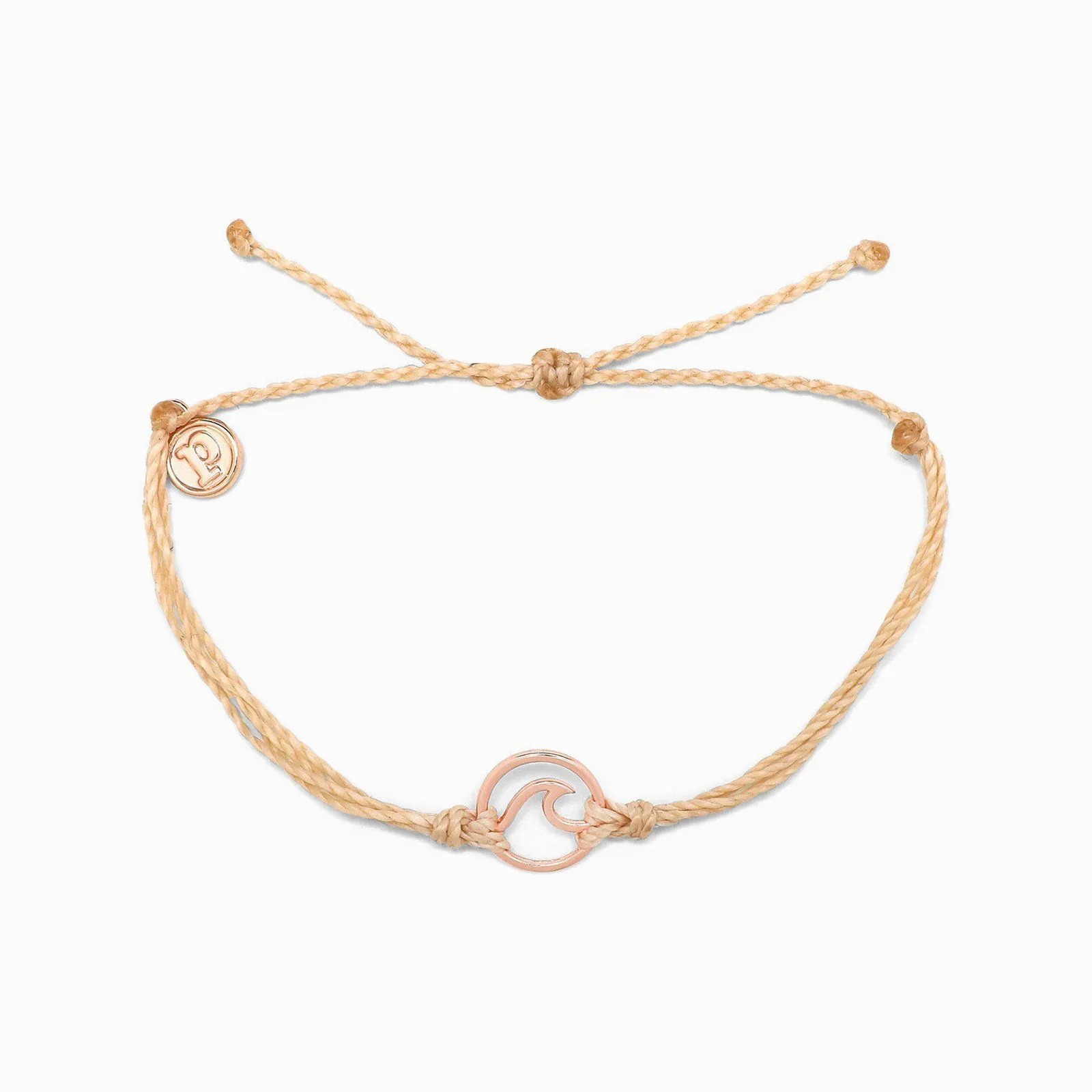 Rose Gold Wave Charm