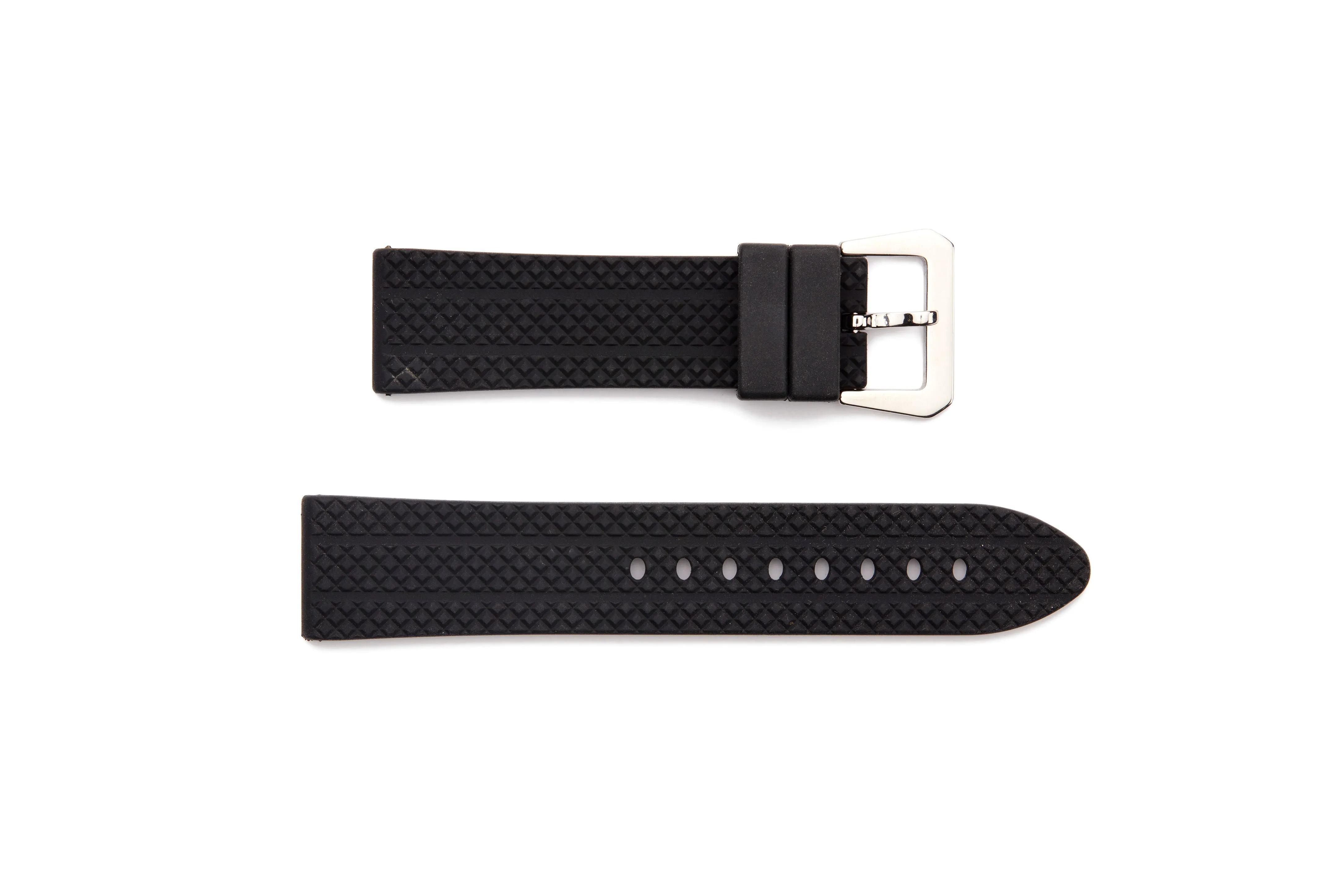 RUB-3 Diamond Panerai Style Regular Rubber Watch Straps