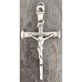 Rugged Nail Cross Necklace