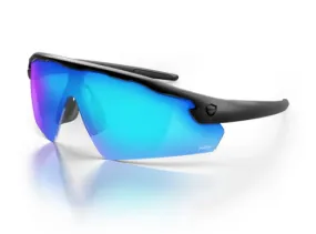 Safe Style PHMBBT100 Phantom Matt Black Frame Reflectors Safety Glasses