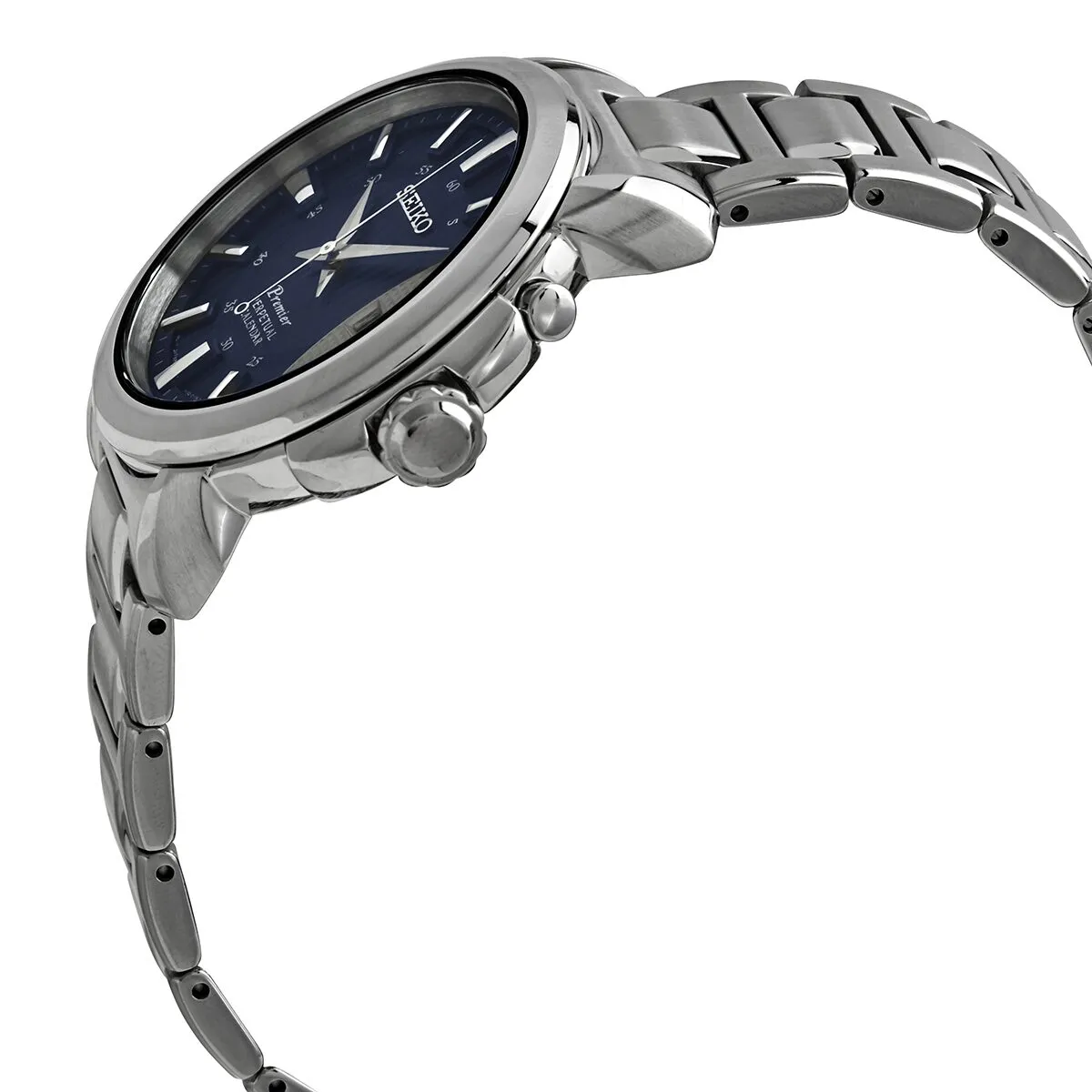 Seiko Premier Quartz Blue Dial Men's Watch SNQ157