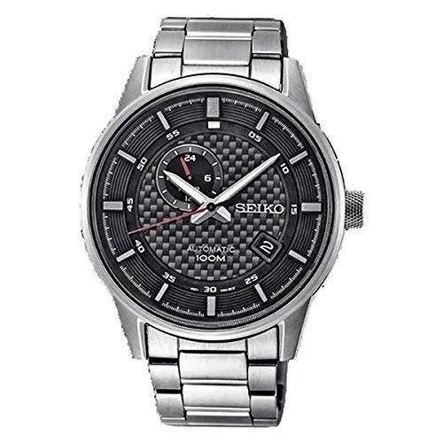 Seiko SSA381K1 Men's Neo Sports Steel Bracelet Automatic Watch