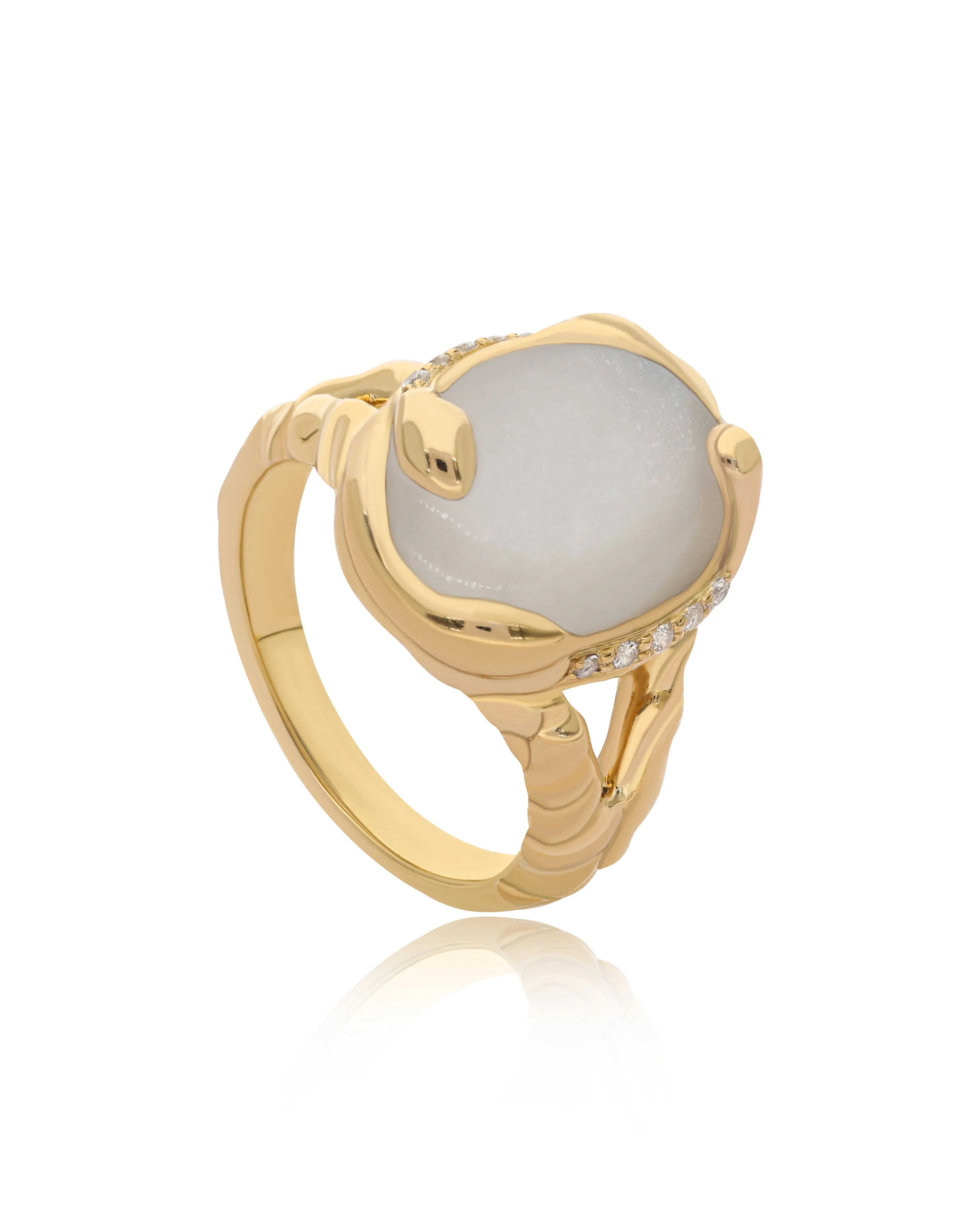 Selena Vermeil Moonstone Ring