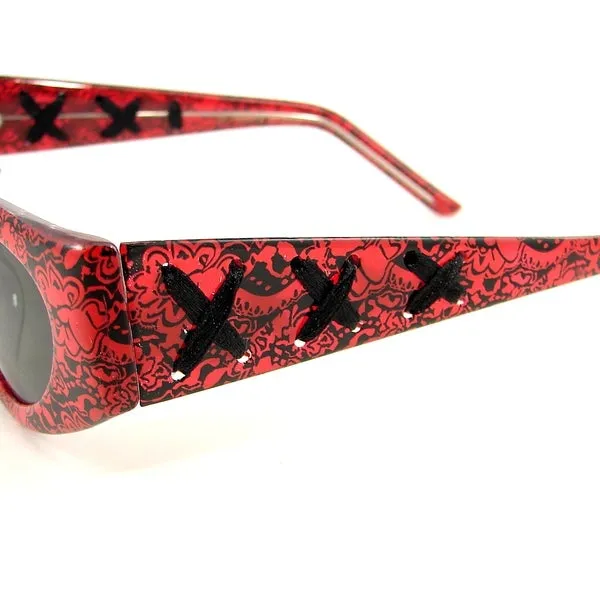 Sexy Librarian Sunglasses Red