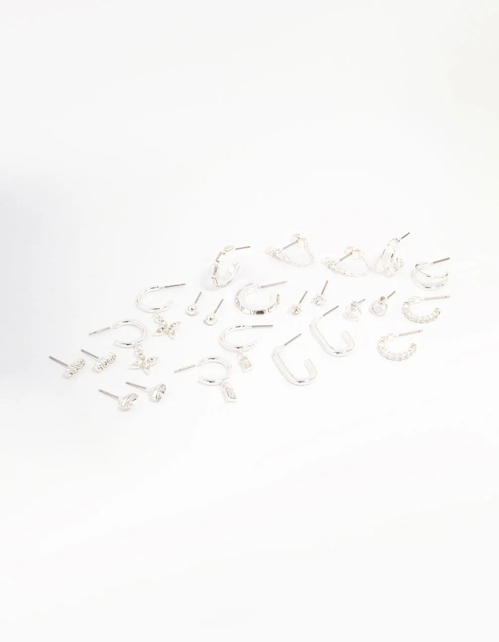 Silver Plated Diamante Bling 12 Days of Christmas Advent Calendar