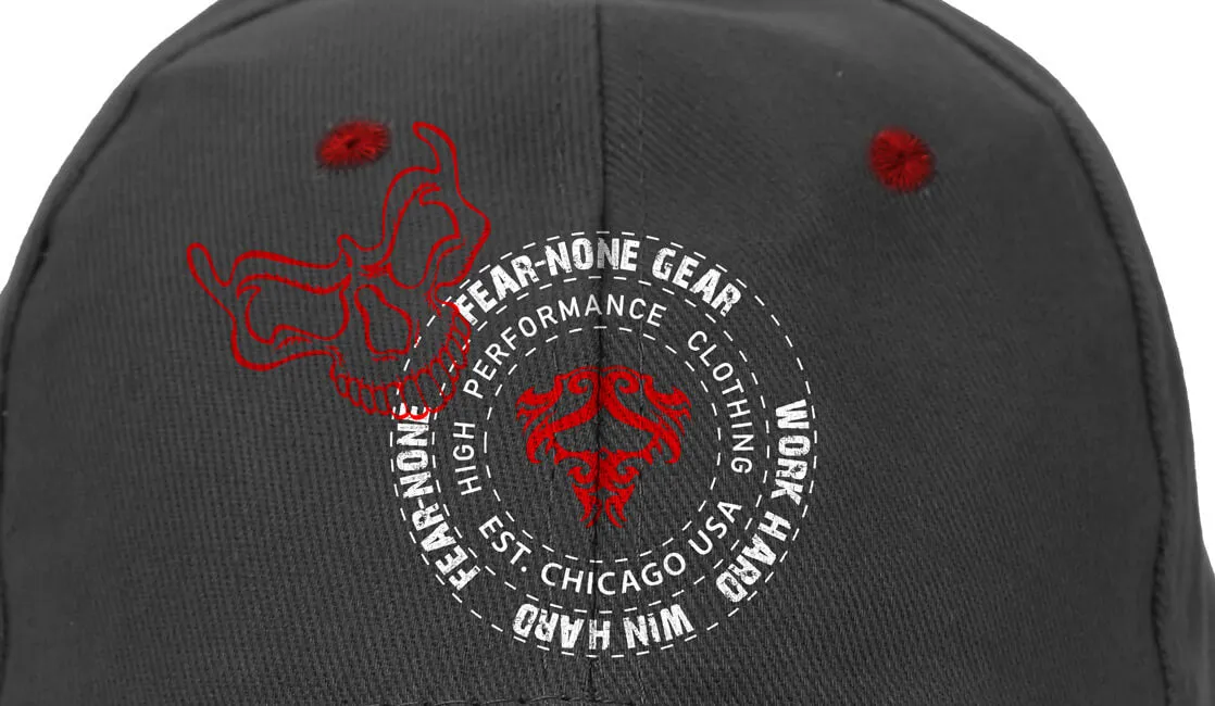 Skull and  Circle Cap