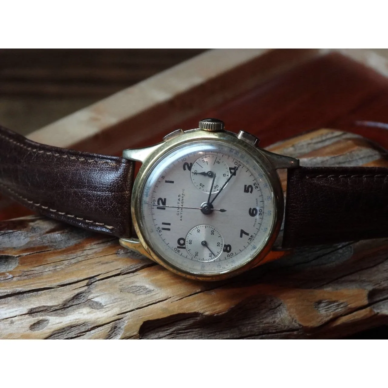 Sold - Civitas Vintage Chronograph Landeron 51 Circa late 1940’s