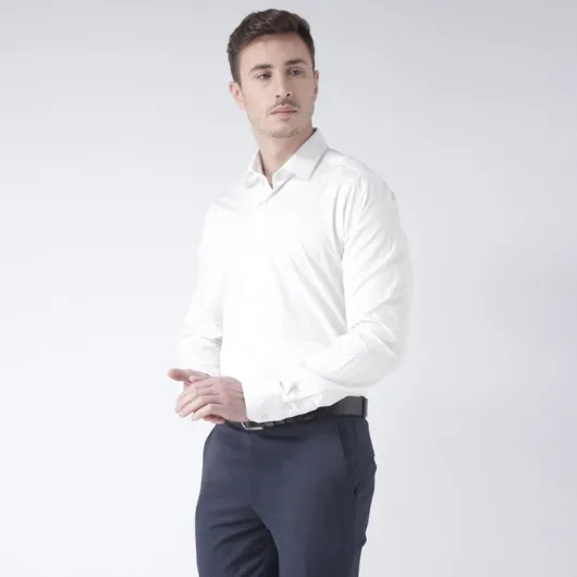 Solid White Shirt
