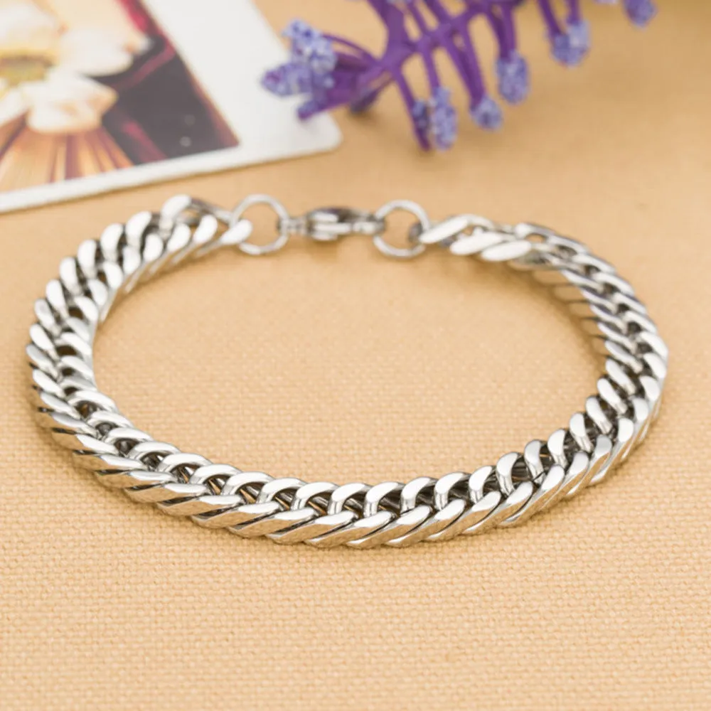 Stainless Steel Men's Personality Charm Bracelet Jewelry