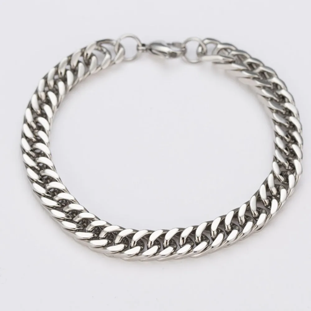 Stainless Steel Men's Personality Charm Bracelet Jewelry