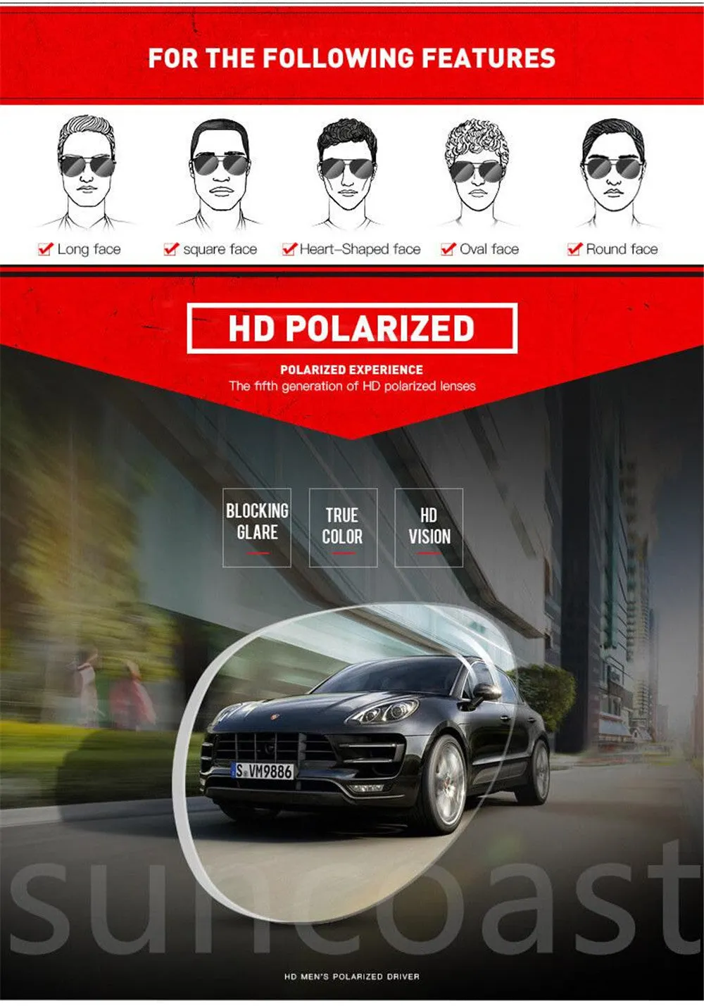Sunglasses Men Polarized Travel Male