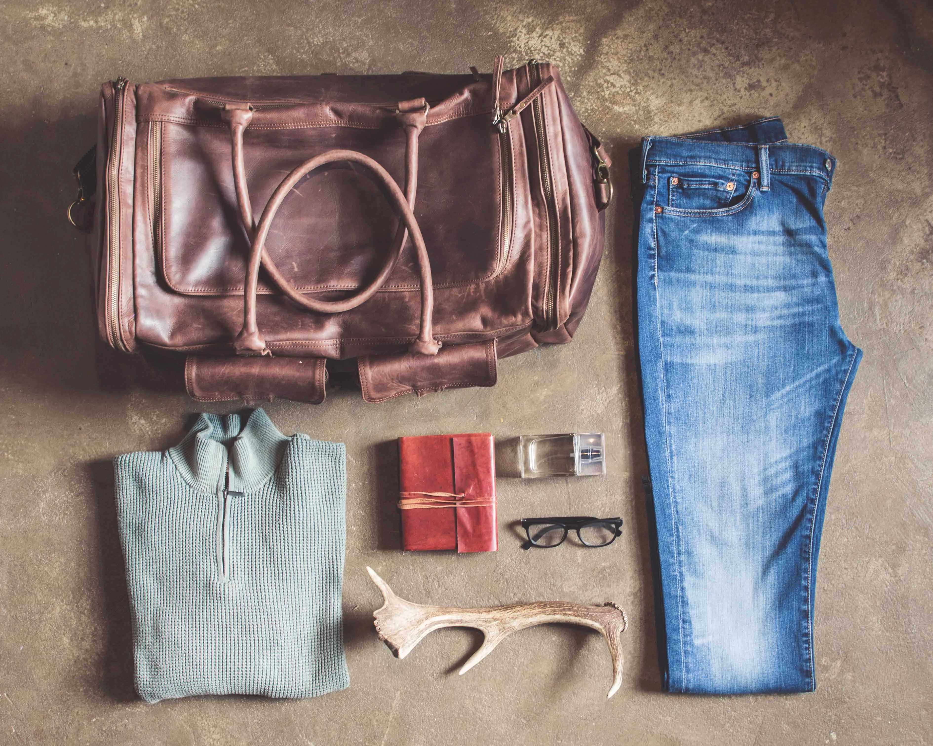 The Philip Travel Bag in Brown