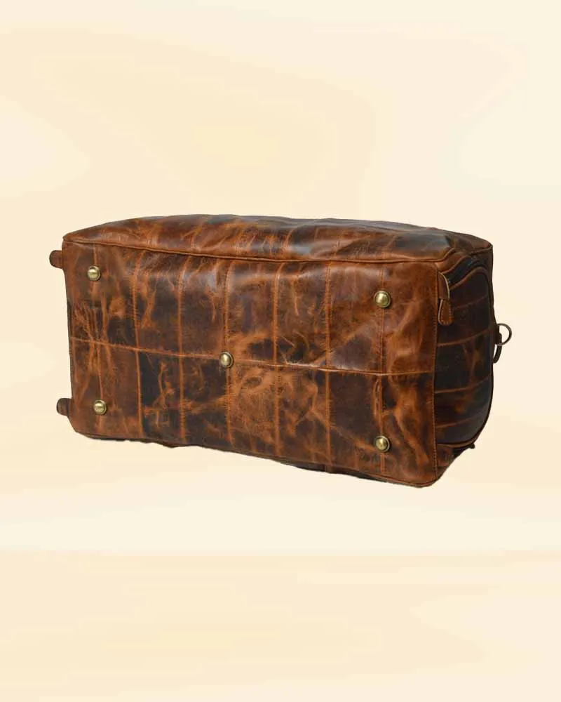 The Pricy Traveler Leather Duffel Bag