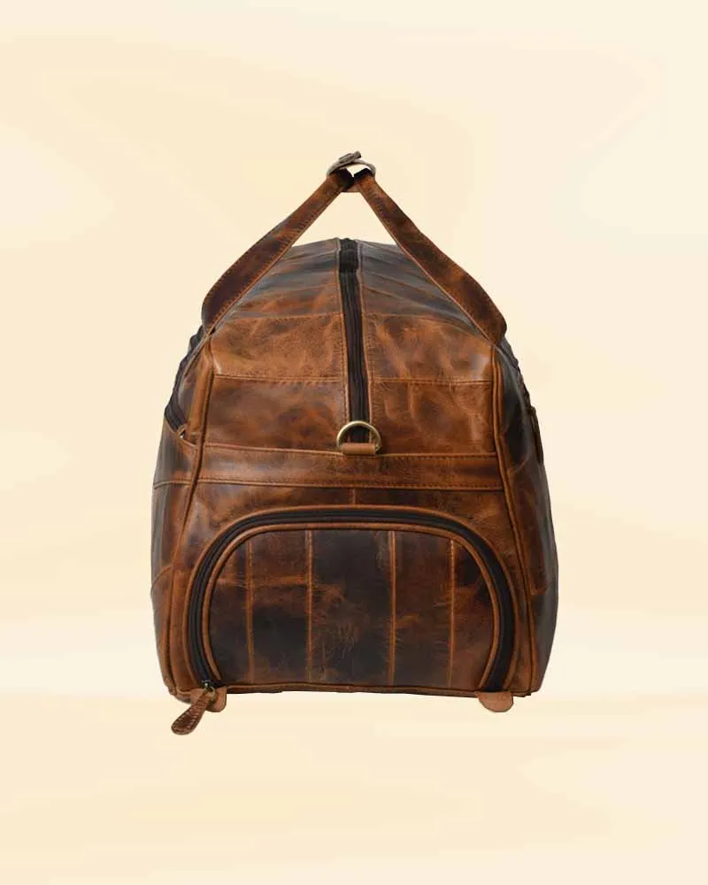 The Pricy Traveler Leather Duffel Bag