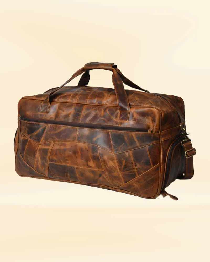 The Pricy Traveler Leather Duffel Bag