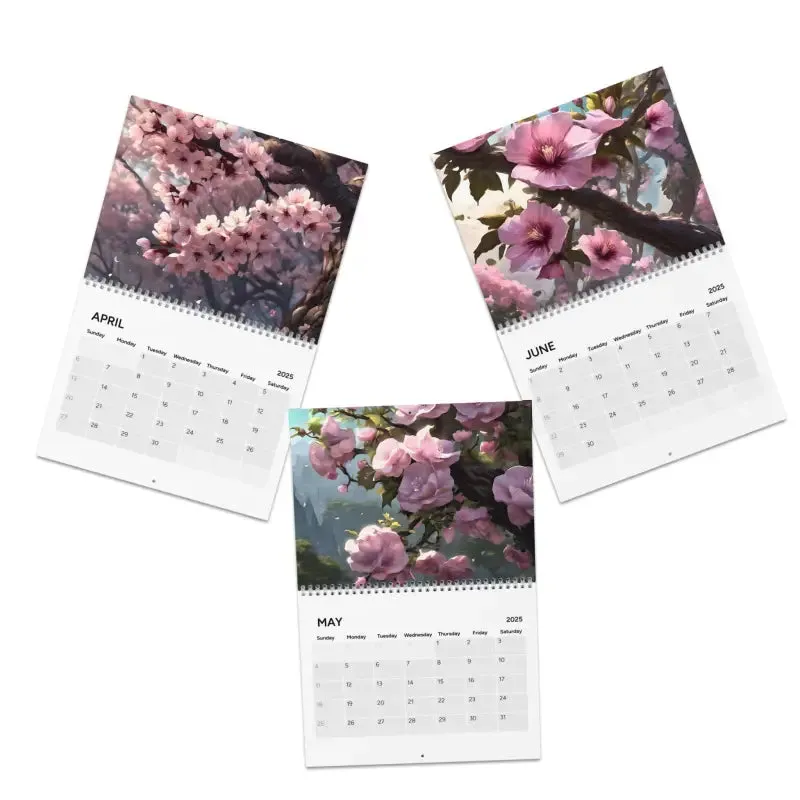 Vibrant Flowers Wall Calendars 2024