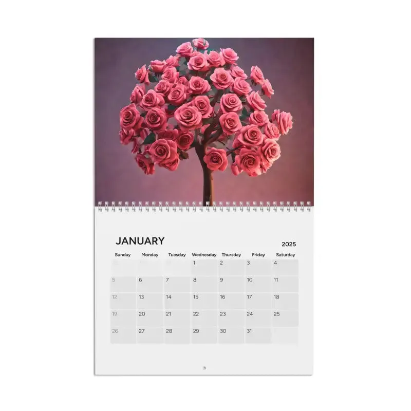 Vibrant Flowers Wall Calendars 2024