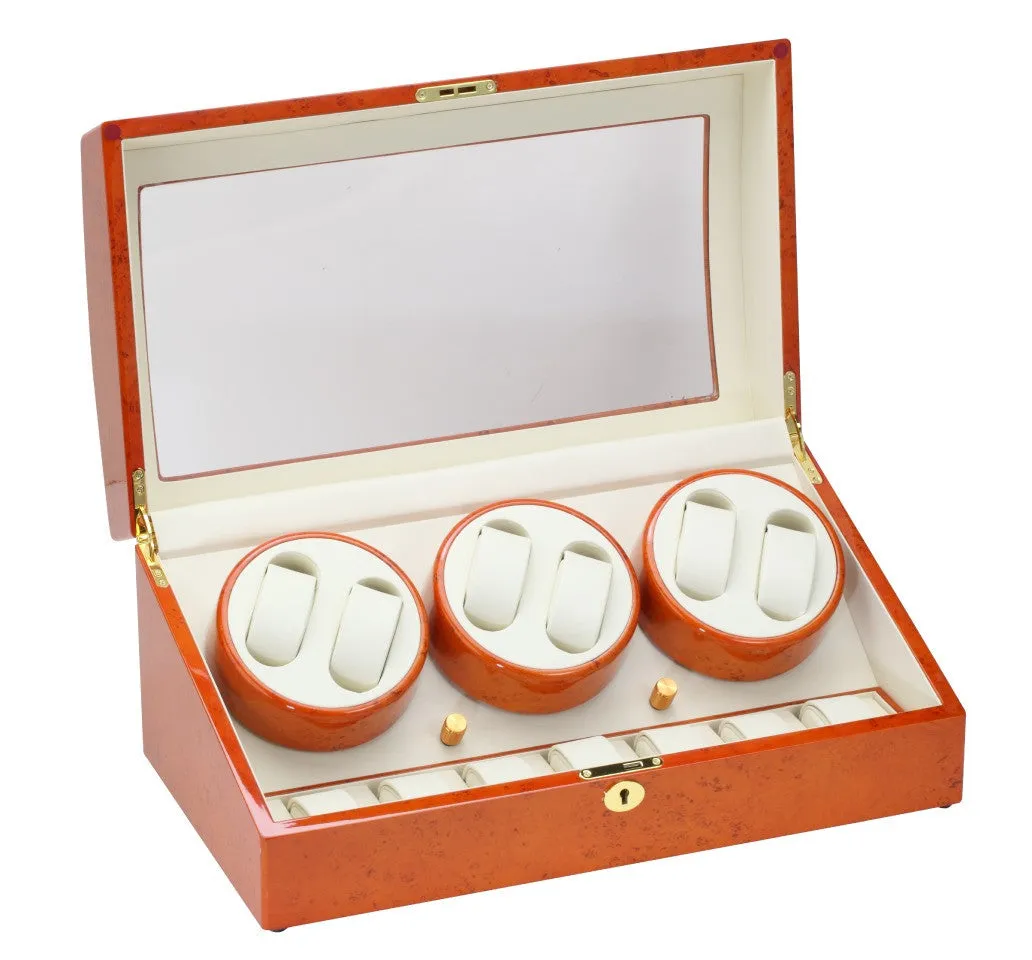 Watch Winder - Natural Wood 6