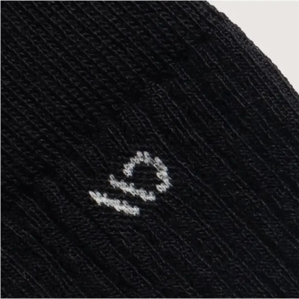 Wide Open Men's Solid Cushioned Micro Crew Socks