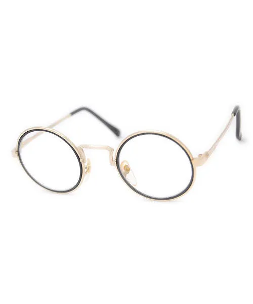 WILDER Gold/Black Clear Glasses
