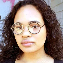 WILDER Gold/Black Clear Glasses
