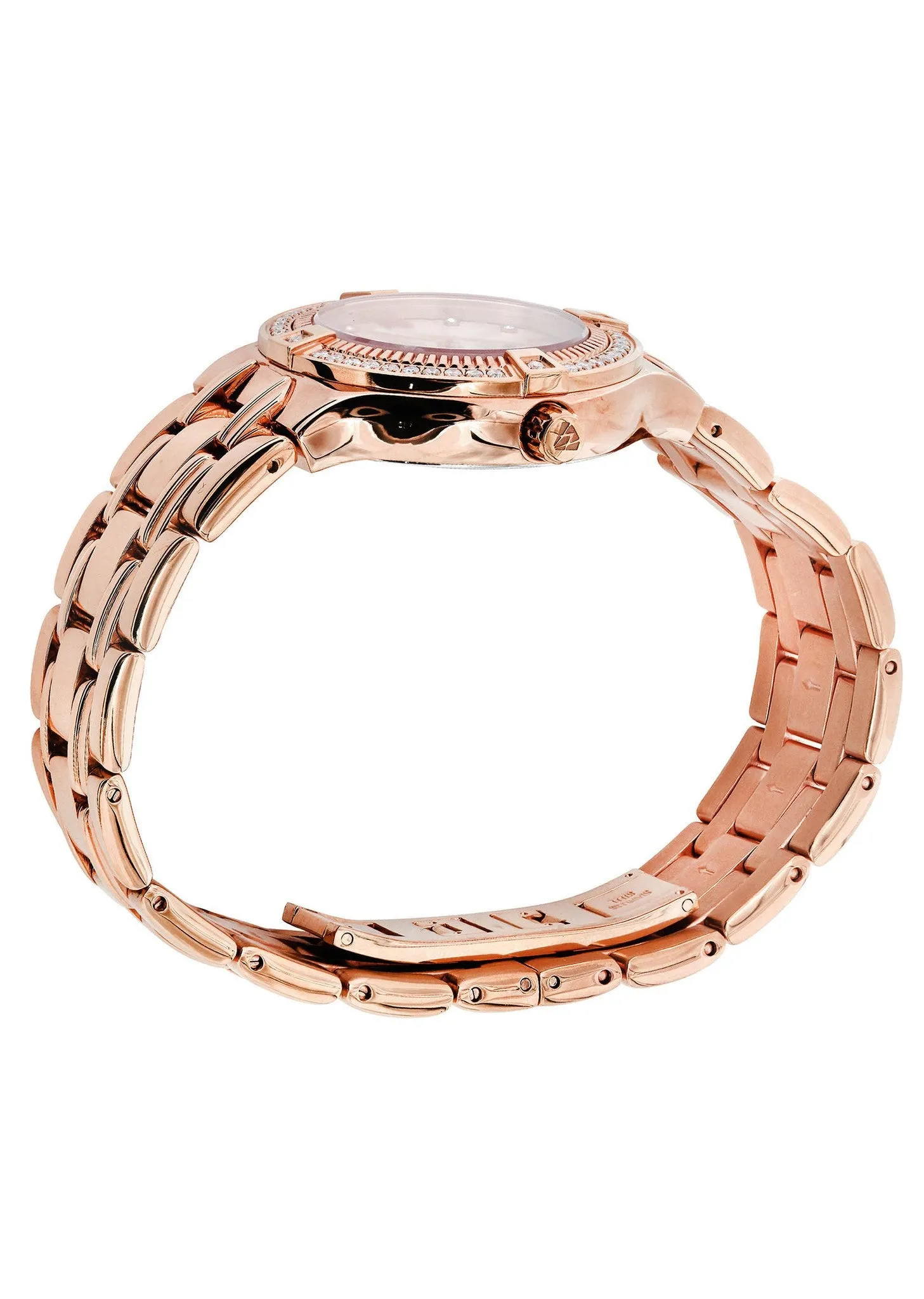 Womens Rose Gold Tone Diamond Watch | Appx 0.65 Carats