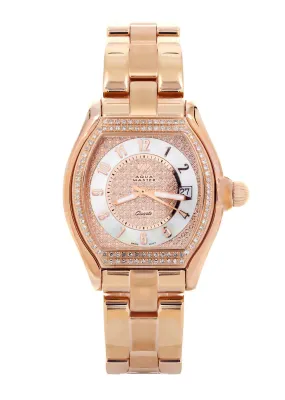 Womens Rose Gold Tone Diamond Watch | Appx 1.26 Carats