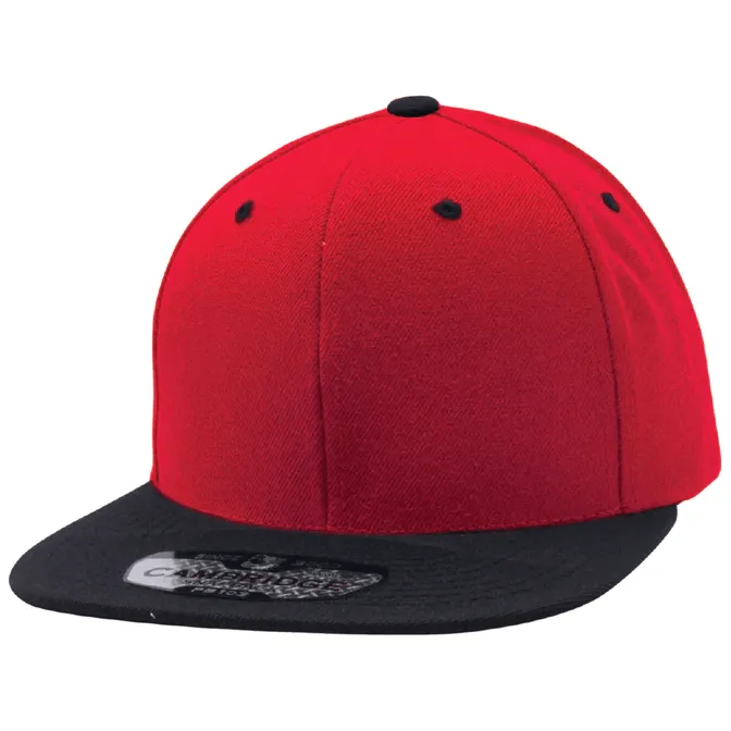 Wool snapback hat
