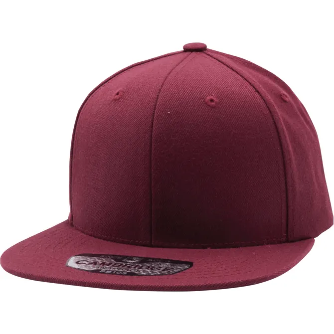Wool snapback hat
