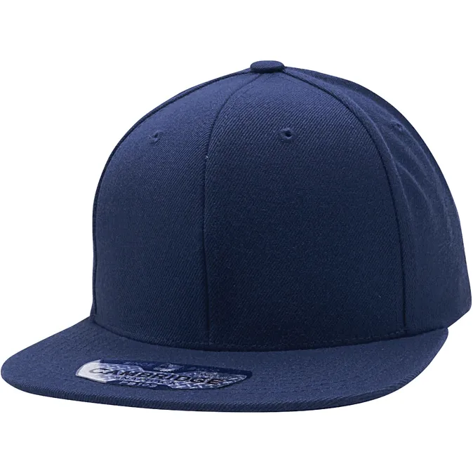 Wool snapback hat