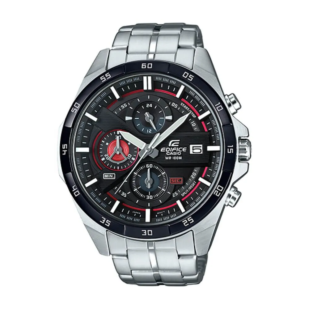WW0222 Casio Edifice Chronograph Stainless Steel Chain Watch EFR-556DB-1AVUDF