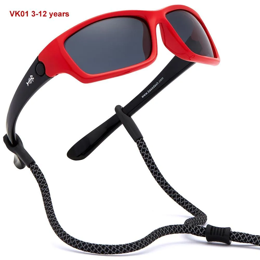 Youth&Kids Polarized UV 400 Protection Sunglasses with Adjustable Strap