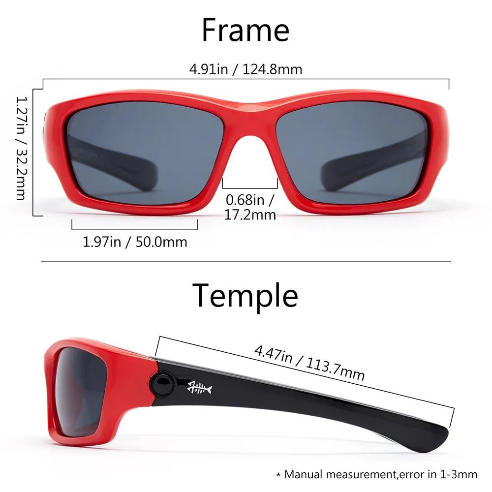 Youth&Kids Polarized UV 400 Protection Sunglasses with Adjustable Strap