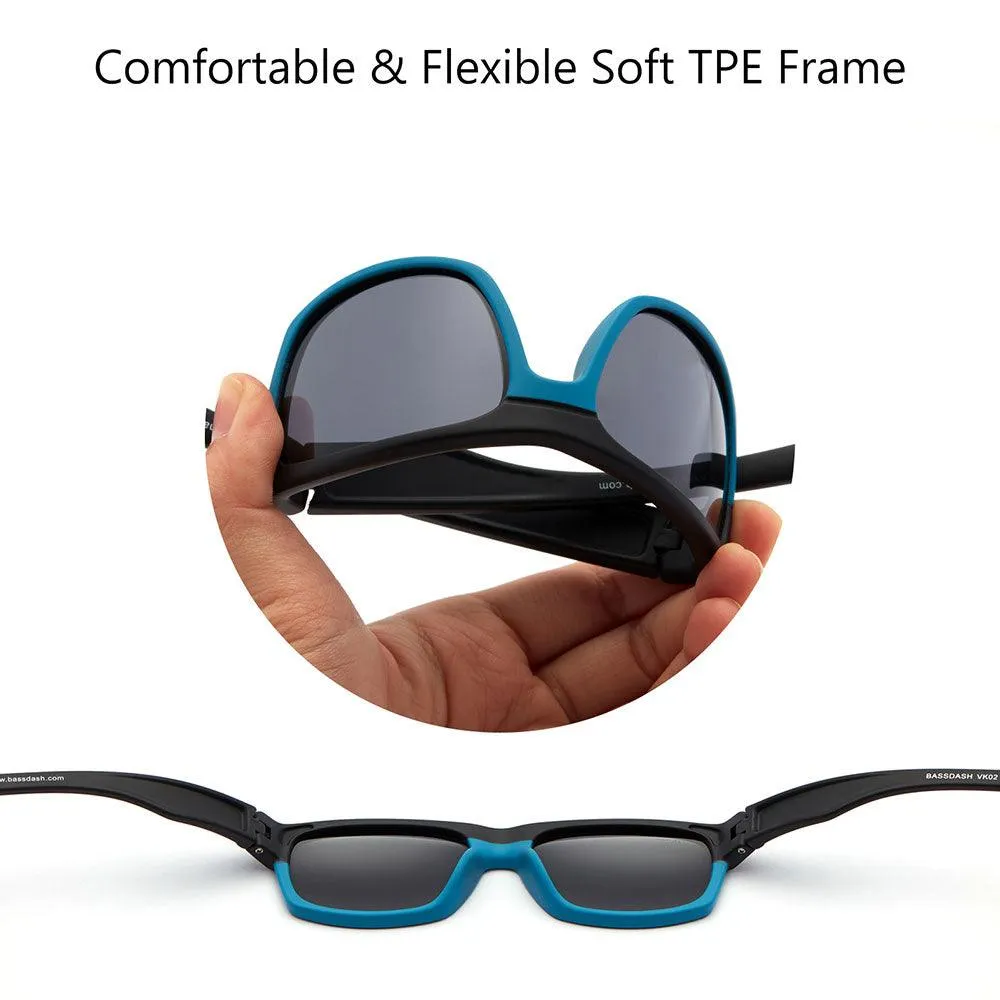 Youth&Kids Polarized UV 400 Protection Sunglasses with Adjustable Strap