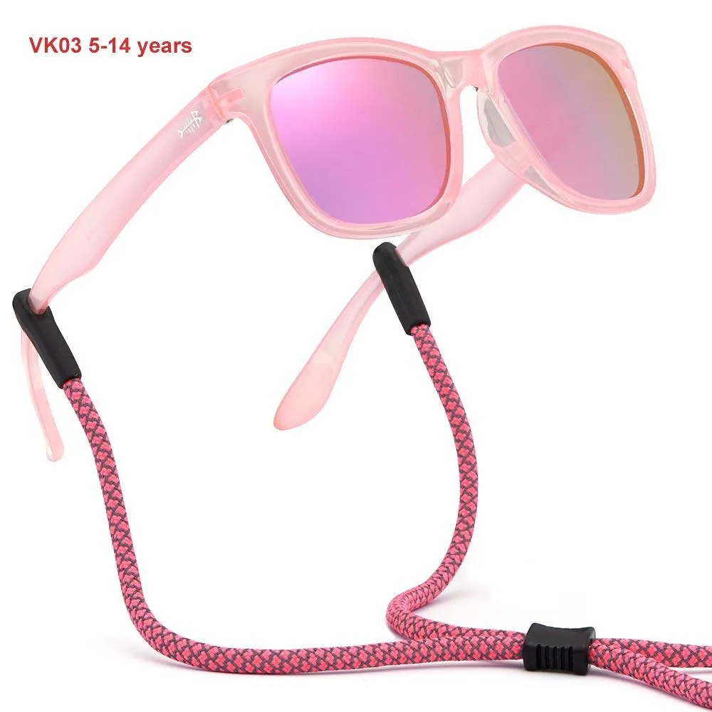 Youth&Kids Polarized UV 400 Protection Sunglasses with Adjustable Strap