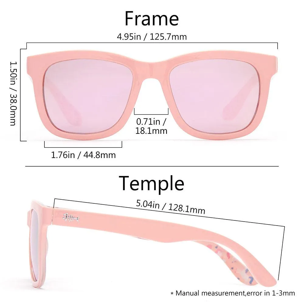 Youth&Kids Polarized UV 400 Protection Sunglasses with Adjustable Strap