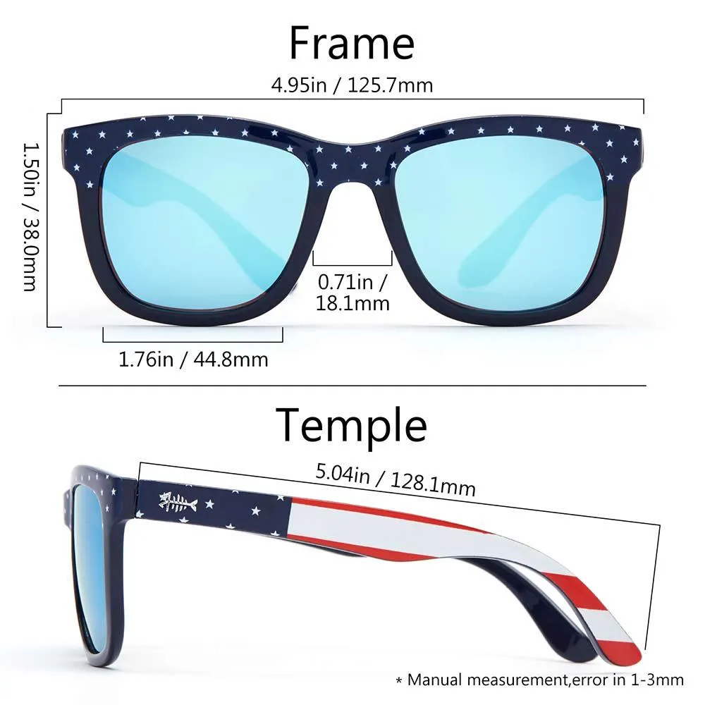 Youth&Kids Polarized UV 400 Protection Sunglasses with Adjustable Strap